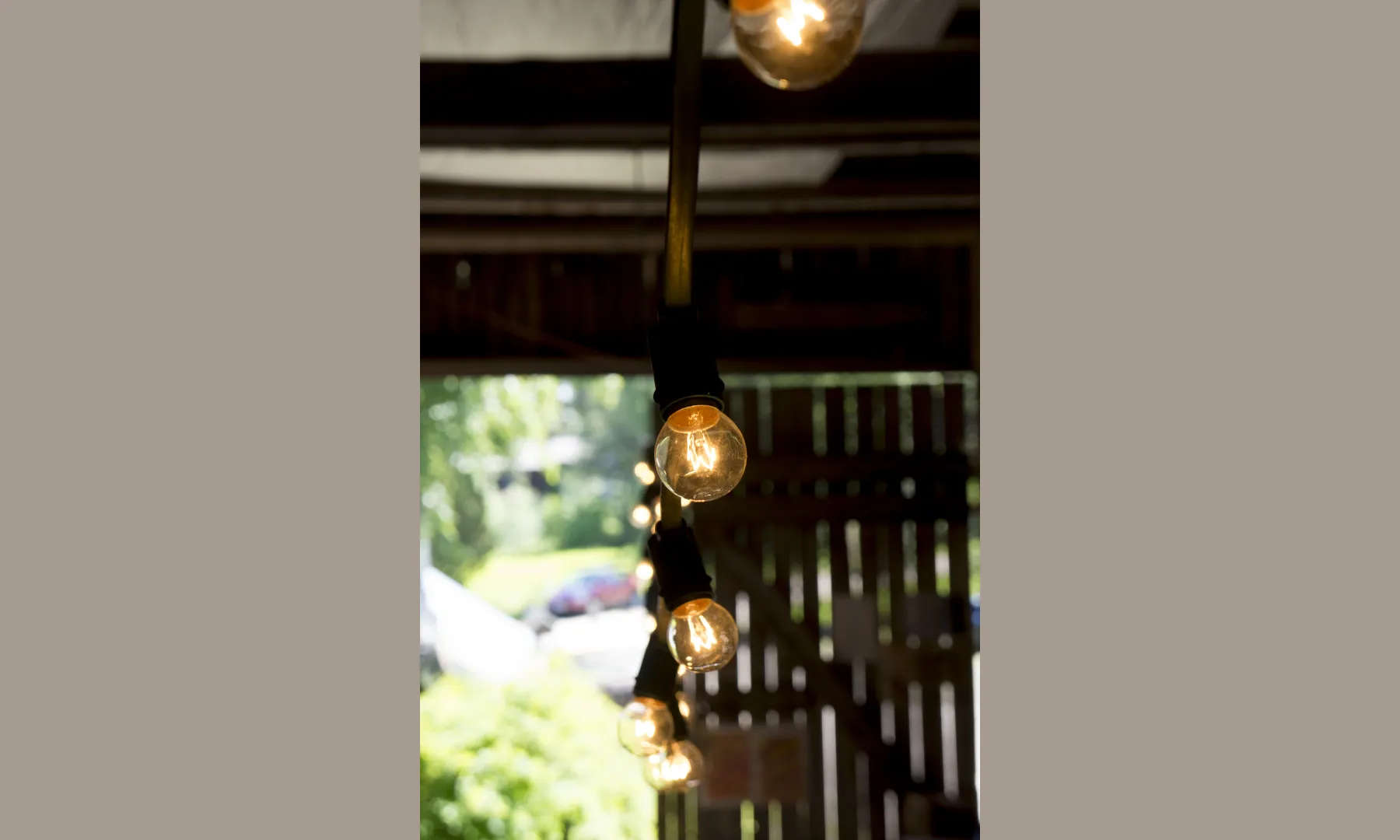 Lights a barn
