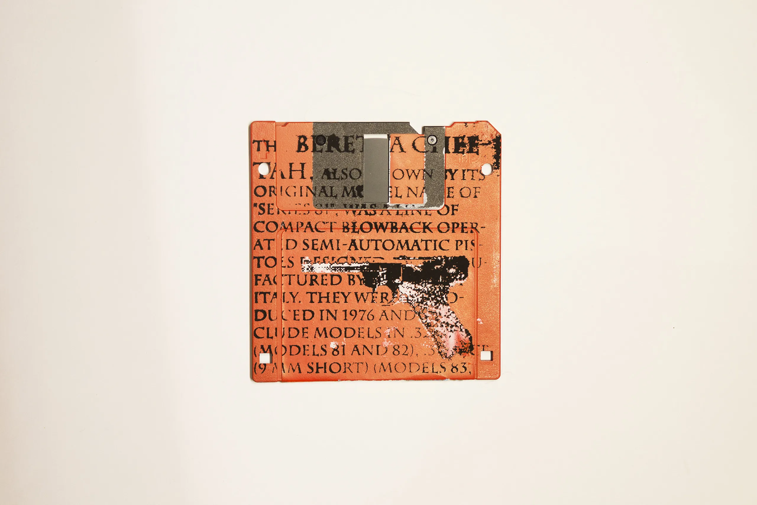 8 BIT Beretta on floppy disks