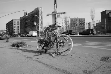 The death in the streets of NY at Williamsburg The death in the streets of NY at Williamsburg
