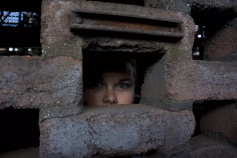 Seeing behind a brick wall Seeing behind a brick wall