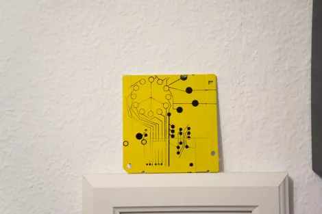 Peace I - 3.5" floppy disk artwork Peace I - 3.5" floppy disk artwork