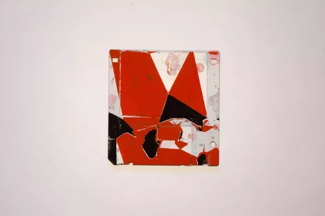 silk screened 3.5" floppy disk - artwork - from The Ladies series silk screened 3.5" floppy disk - artwork - from The Ladies series