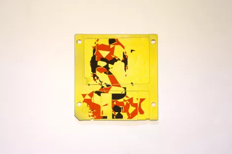 silk screened 3.5" floppy disk - artwork - Lumia III silk screened 3.5" floppy disk - artwork - Lumia III