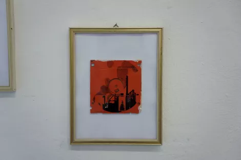 Silk screening on floppy disks - Ruhrgebiet I Silk screening on floppy disks - Ruhrgebiet I