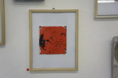 Silk screening on floppy disks - Coffee and cigarettes Silk screening on floppy disks - Coffee and cigarettes