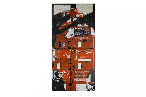 Are we the robots - floppy disk artwork Are we the robots - floppy disk artwork