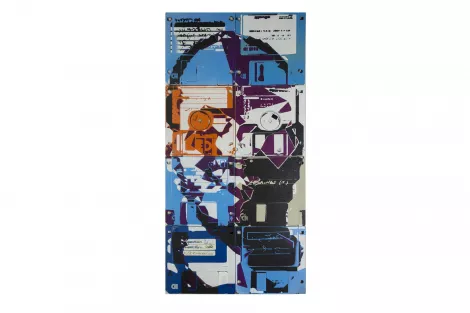 Are we the robotos - floppy disk artwork Are we the robotos - floppy disk artwork