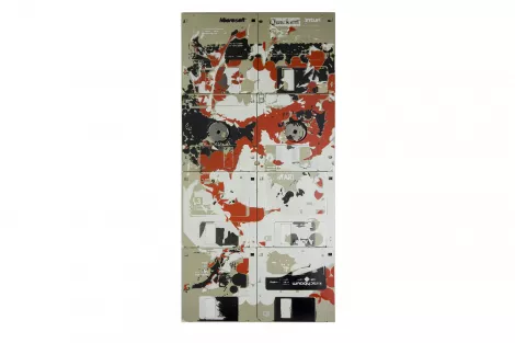 Are we the robotos - floppy disk artwork Are we the robotos - floppy disk artwork
