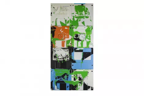 Are we the robotos - floppy disk artwork Are we the robotos - floppy disk artwork