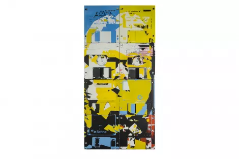 Are we the robotos - floppy disk artwork Are we the robotos - floppy disk artwork