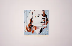 silk screened 3.5" floppy disk - artwork - from The Ladies series