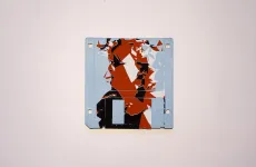 silk screened 3.5" floppy disk - artwork - from The Ladies series