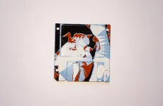 silk screened 3.5" floppy disk - artwork - from The Ladie series
