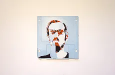 silk screened 3.5" floppy disk - artwork - Nick