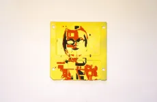 silk screened 3.5" floppy disk - artwork - Lumia II