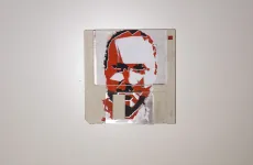 silk screened 3.5" floppy disk - artwork - Seppo