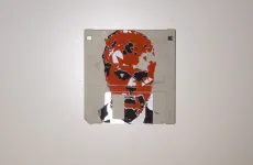 silk screened 3.5" floppy disk - artwork - Nikka the Gamer