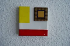 Prozessor im Garten, Chipart by Dominik Jais