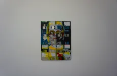 Silk screen on floppy disks - Lumia - modern artwork