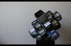 Floppy Disc Sculpture by Dominik Jais Floppy Disc Sculpture by Dominik Jais