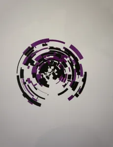 Circle IV - are you here series - contemporary art by Dominik Jais Circle IV - are you here series - contemporary art by Dominik Jais