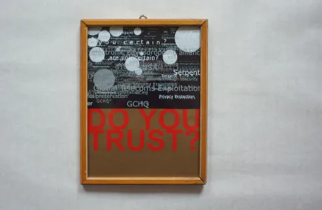 Do you TRUST? by Dominik Jais - modern artwork Do you TRUST? by Dominik Jais - modern artwork