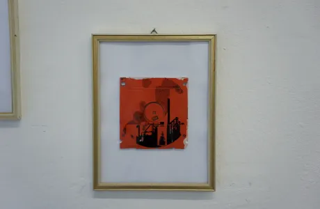 Silk screening on floppy disks - Ruhrgebiet I Silk screening on floppy disks - Ruhrgebiet I