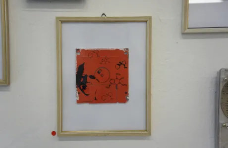 Silk screening on floppy disks - Coffee and cigarettes Silk screening on floppy disks - Coffee and cigarettes