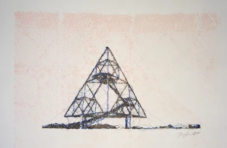 Tetrahedron - Ruhrgebiet art by Dominik Jais - contemporary artwork Tetrahedron - Ruhrgebiet art by Dominik Jais - contemporary artwork