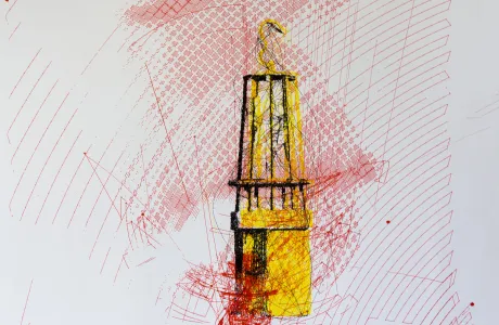 Grubenlampe I by dominik jais - contemporary art Grubenlampe I by dominik jais - contemporary art