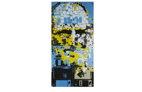 Are we the robotos - floppy disk artwork Are we the robotos - floppy disk artwork