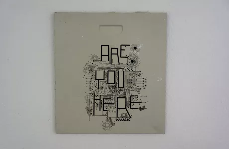are you here? series by dominik Jais - pcb styled print on pc - contemporary abstract art are you here? series by dominik Jais - pcb styled print on pc - contemporary abstract art