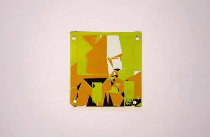 silk screened 3.5" floppy disk - artwork - from The Ladie series silk screened 3.5" floppy disk - artwork - from The Ladie series