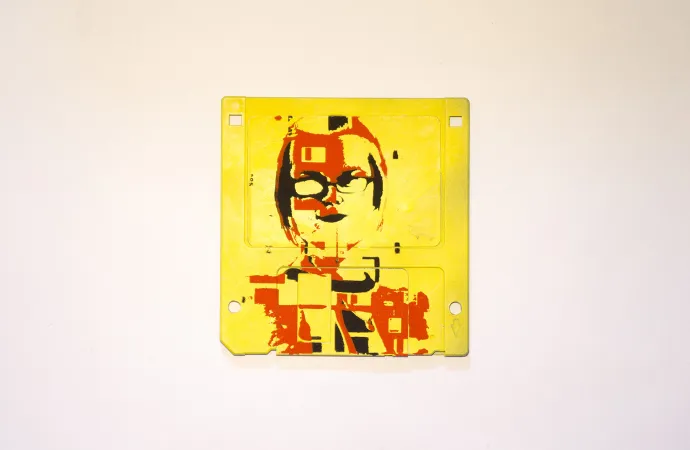 silk screened 3.5" floppy disk - artwork - Lumia II silk screened 3.5" floppy disk - artwork - Lumia II