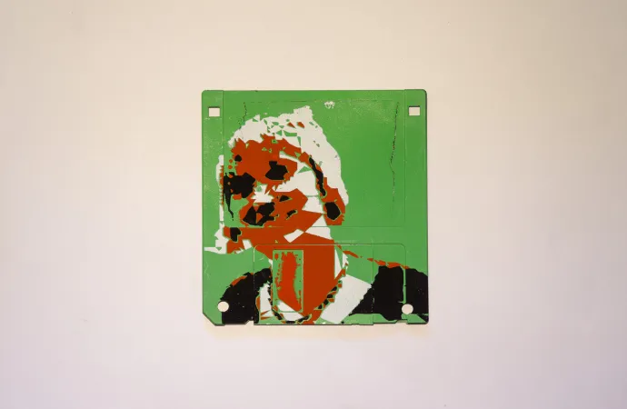 silk screened 3.5" floppy disk - artwork - Kaisa II silk screened 3.5" floppy disk - artwork - Kaisa II