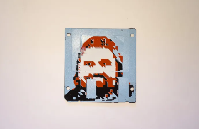 silk screened 3.5" floppy disk - artwork - Pekka I silk screened 3.5" floppy disk - artwork - Pekka I