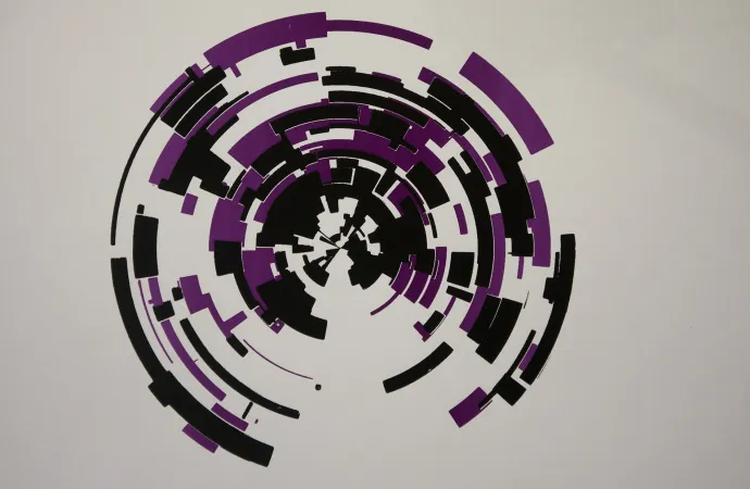 Circle IV - are you here series - contemporary art by Dominik Jais Circle IV - are you here series - contemporary art by Dominik Jais